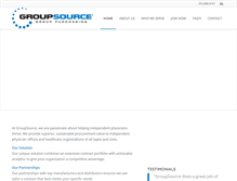Tablet Screenshot of groupsourceinc.com
